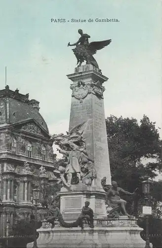 Frankreich - Paris - Frankreich - Statue de Gambretta