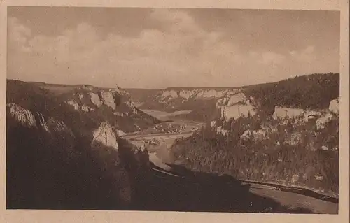 Donau - Durchbruch bei Schloß Werenwag - 1925