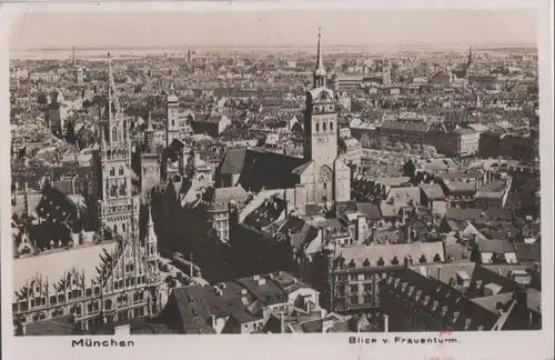 München - Blick vom Frauenturm - 1942