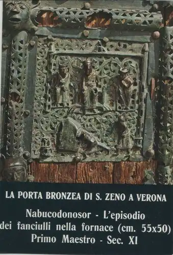 Italien - Verona - Italien - Porta Bronzea di S. Zeno