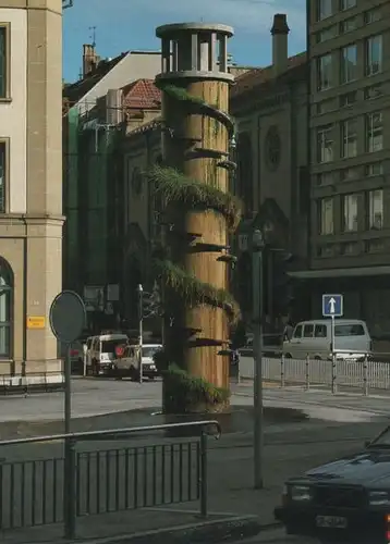 Schweiz - Schweiz - Bern - Brunnen auf dem Waisenhausplatz - ca. 1980