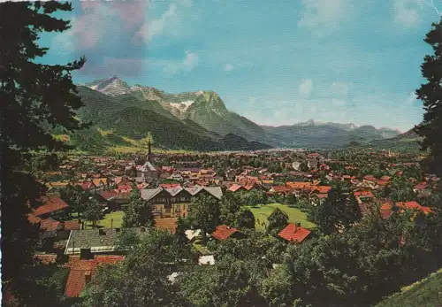 Garmisch-Partenkirchen - mit Zugspitzgruppe - 1963