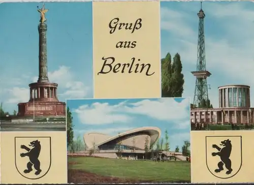 Berlin, Westteil - u.a. Funkturm - 1959