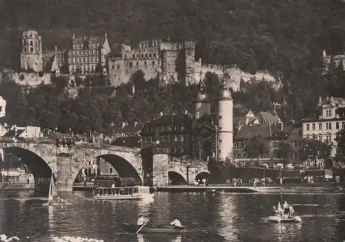 Heidelberg - Wasservergnügen Neckar - 1967