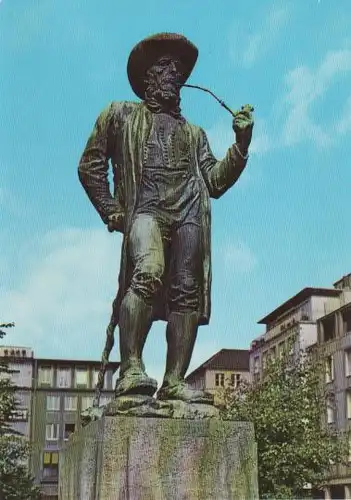 Bielefeld - Leineweber-Denkmal - ca. 1975