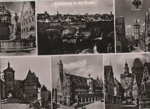 Rothenburg - mit 6 Bildern - ca. 1955