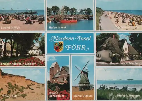 Föhr - u.a. Südstrand in Wyk - 1986