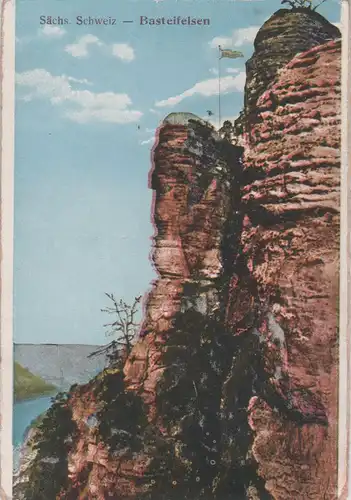 Sächsische Schweiz - Basteifelsen - ca. 1920