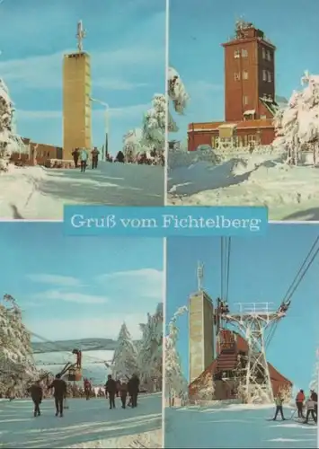 Fichtelberg - u.a. u.a. Blick nach Oberwiesenthal - ca. 1975