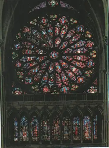 Frankreich - Frankreich - Reims Kathedrale - Grande Rose - ca. 1985