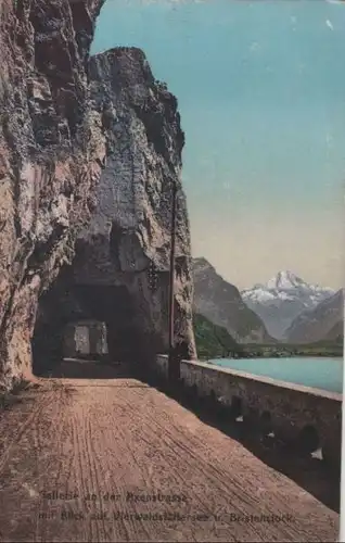 Schweiz - Schweiz - Axenstraße - Blick auf Vierwaldstättersee - 1908
