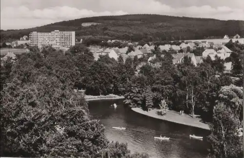 Bad Salzuflen - Kurparksee und Kurklinik - ca. 1960
