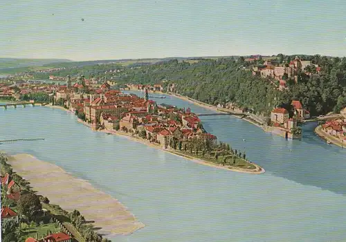 Passau - Luftbild - ca. 1970