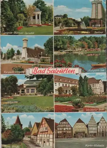 Bad Salzuflen - u.a. Kurpark-See - ca. 1970