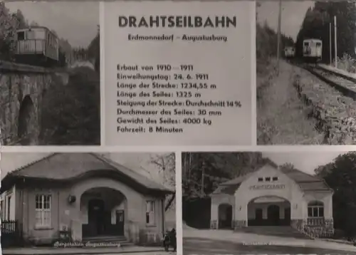 Augustusburg - Drahtseilbahn von Erdmannsdorf - 1966
