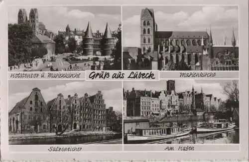 Lübeck - u.a. Marienkirche - 1956