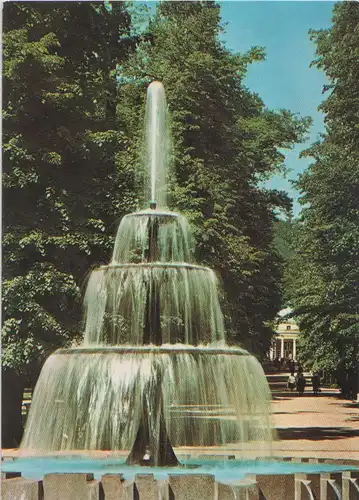 Bad Pyrmont - Hauptallee mit Fontäne - ca. 1975