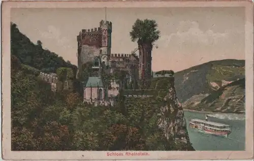 Trechtingshausen, Burg Rheinstein - am Rhein