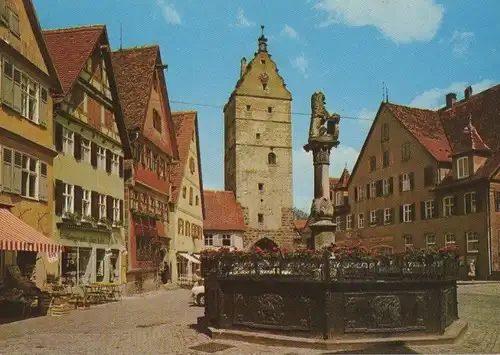 Dinkelsbühl - Löwenbrunnen - ca. 1980