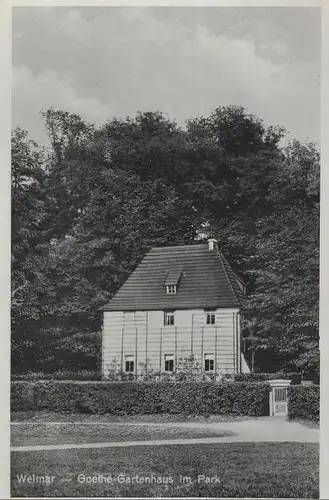 Weimar - Goethe-Gartenhaus