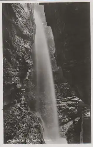 Oberstdorf - Wasserfall in der Breitachklamm - ca. 1955