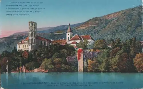 Frankreich - Frankreich - Lac du Bourget - Abbaye Hautecombe - ca. 1925