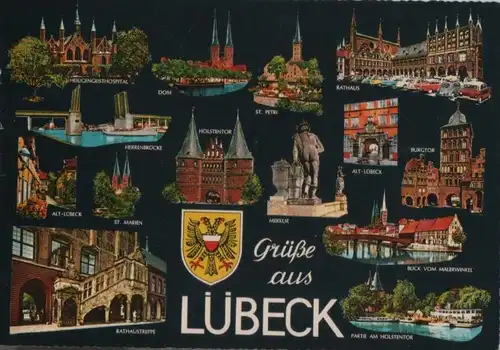 Lübeck - u.a. Dom - 1969