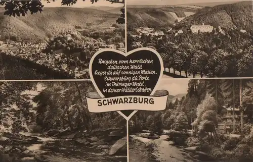 Schwarzburg - mit 4 Bildern - 1963