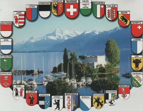 Schweiz - Clarens (OT von Montreux) - Schweiz - Villa du peintre Chartran