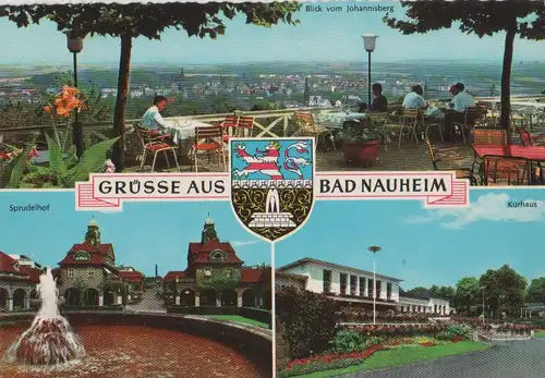 Bad Nauheim - u.a. Blick vom Johannisberg - ca. 1970
