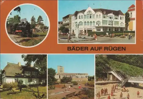 Rügen - Bäder, u.a. Binz, Urlauberrestaurant - ca. 1985