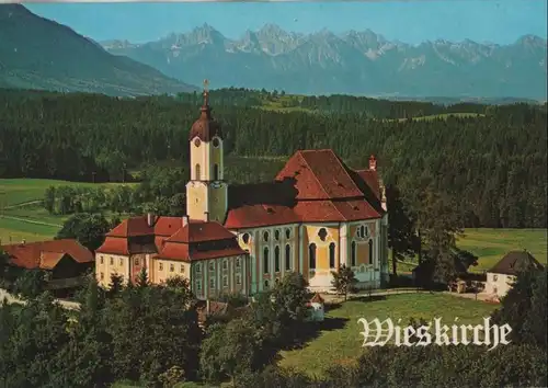 Steingaden-Wieskirche - gegen Ammergauer Alpen