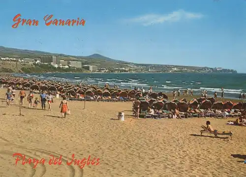 Spanien - Playa del Inglés - Spanien - Strandbild