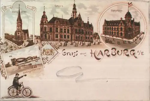 Hamburg-Harburg - [REPRINT] - mit Post