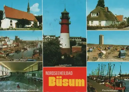 Büsum - u.a. Sandstrand Perlebucht - 1991