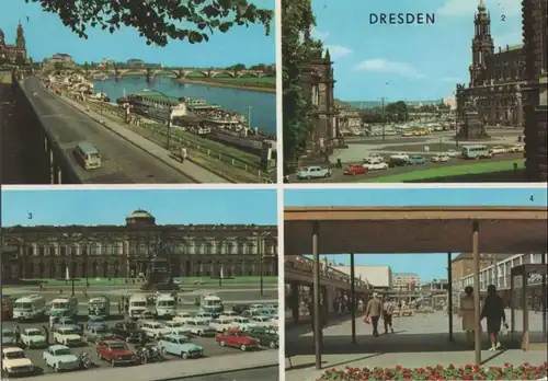 Dresden - u.a. Einkaufszentrum Webergasse - 1977