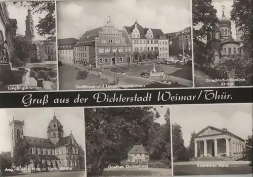 Weimar - u.a. Stadthaus - 1974