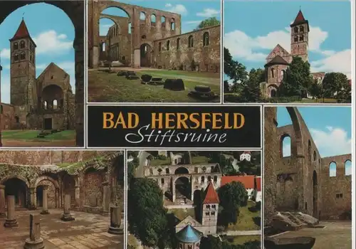 Bad Hersfeld - Die Stiftsruine - ca. 1995