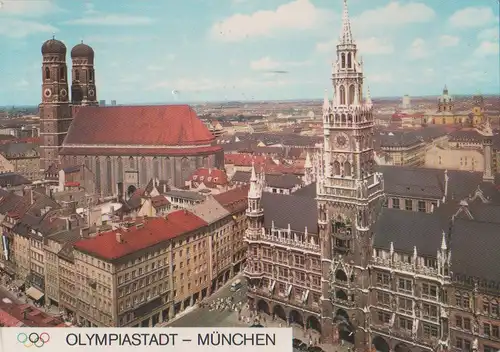 München - Frauenkirche und Rathaus - 1971