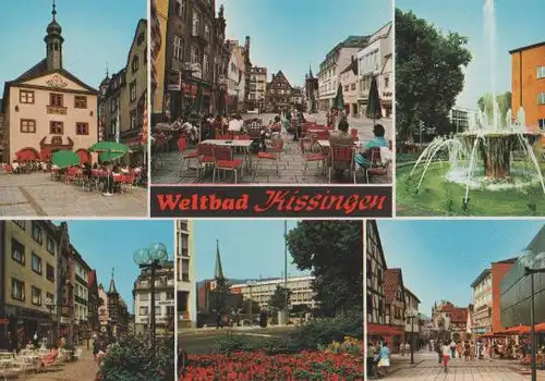Weltbad Kissingen - 6 Bilder - ca. 1975