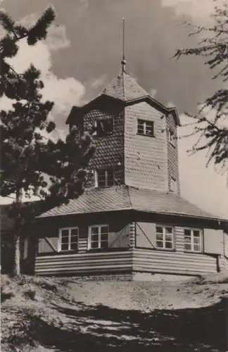 Meuselbach-Schwarzmühle - Aussichttsturm und Gaststätte - 1960