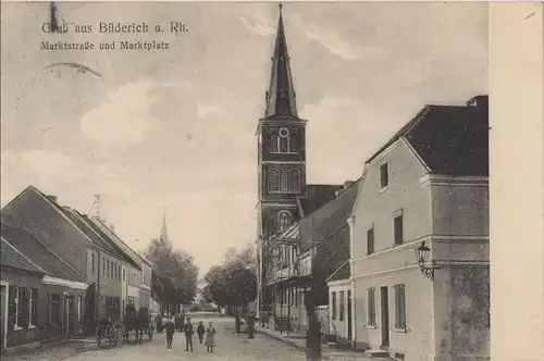 Weselo-Büderich - Marktplatz und Marktstraße