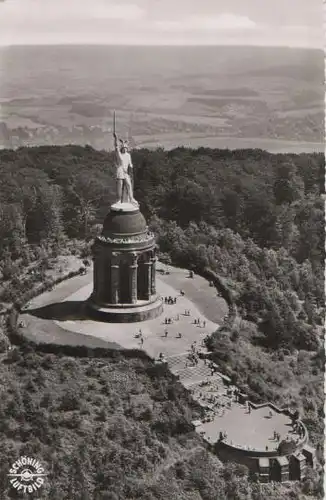 Detmold - Hermannsdenkmal im Teutoburger Wald - ca. 1955