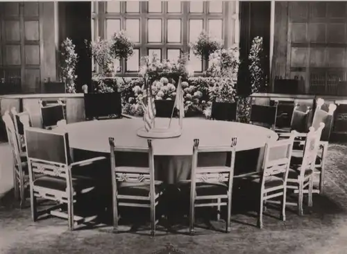 Potsdam - Cecilienhof, Konferenzsaal - 1961