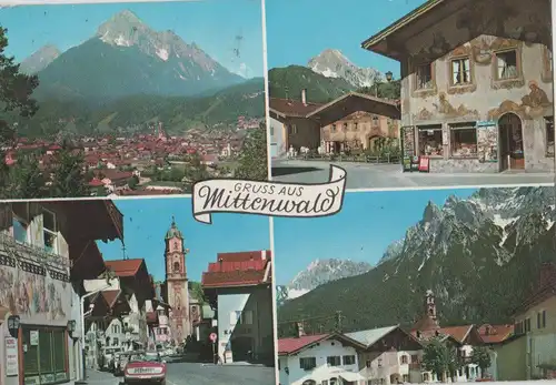 Mittenwald - mit 4 Bildern - 1973