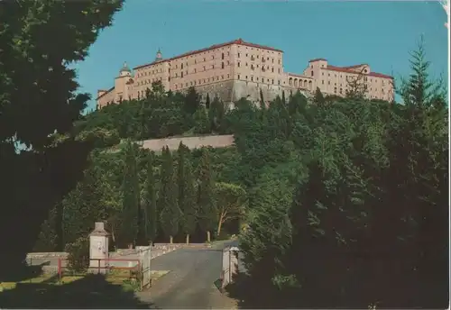 Italien - Cassino, Abtei Montecassino - Italien - Nordwestseite