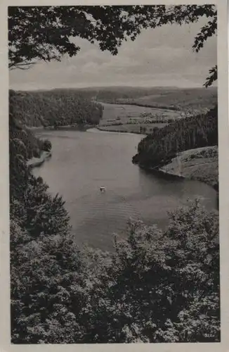 Bad Lobenstein-Saaldorf - Blick vom Heinrichstein auf den Stausee - 1951