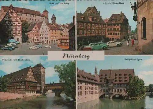 Nürnberg - u.a. Heilig-Geist-Spital - 1968