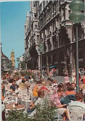 München - Fußgängerzone am Rathaus - 1981