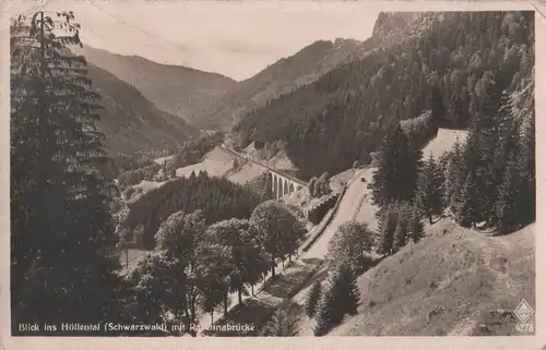 Höllental (Schwarzwald) - mit Ravennabrücke - 1939